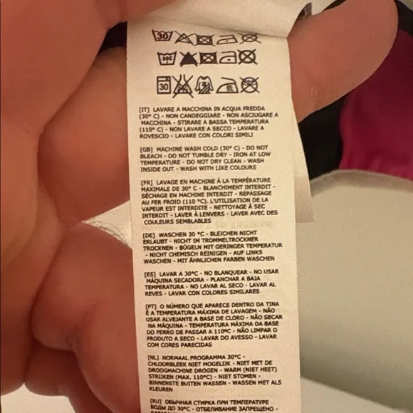 KAPPA Pink and White Women’s KOMBAT Track Jacket size Large - Picture 11 of 11